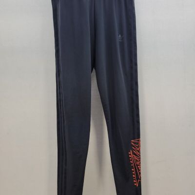 Adidas x Fiorucci Legging Womens Sz Large Black Athletic Pants Gym 3836